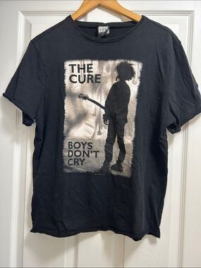 Boys Don't Cry Short Sleeve Graphic Tee - Black
